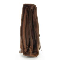 JSI Unisex Umhängetasche Überschlagtasche Freizeittasche Leder 836 Sandel