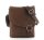JSI Unisex Umhängetasche Überschlagtasche Freizeittasche Leder 836 Sandel