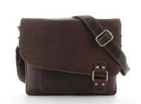 JSI Unisex Umhängetasche Überschlagtasche Freizeittasche Leder 937 Sandel