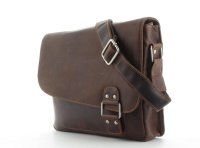 JSI Unisex Umhängetasche Überschlagtasche Freizeittasche Leder 937 Sandel