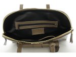 JSI Damen Handtasche Henkeltasche Tragetasche 6815 Taupe