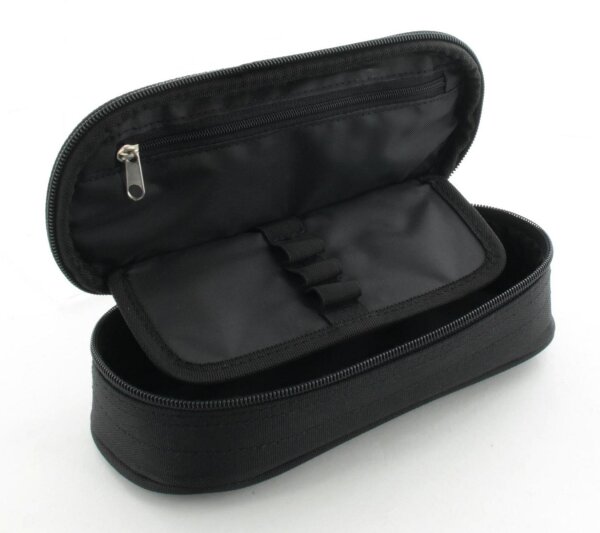 Schlamperbox Mit Stifte-Organizer – Schwarzes Federmäppchen – 22 X 10 X 7 Cm – Für Jungen & Mädchen Schlamperbox Mit Stifte-Organizer – Schwarzes Federmäppchen – 22 X 10 X 7 Cm – Für Jungen & Mädchen