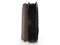 Prato Unisex Aktentasche Aktenkoffer Laptoptasche Leder