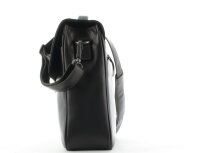 Prato Unisex Aktentasche Aktenkoffer Laptoptasche Leder Dunkelbraun
