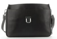 Prato Unisex Aktentasche Aktenkoffer Laptoptasche Leder Dunkelbraun