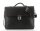 Prato Unisex Aktentasche Aktenkoffer Laptoptasche Leder Dunkelbraun