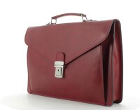 JSI Unisex Aktentasche Aktenkoffer Laptoptasche  Rot