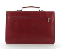 JSI Unisex Aktentasche Aktenkoffer Laptoptasche  Rot