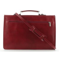 JSI Unisex Aktentasche Aktenkoffer Laptoptasche  Rot