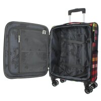 Franky Koffer Handgepäck Spinner Gr. S T1S-DR 55 cm Multi Collor Check