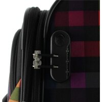 Franky Koffer Reisegepäck Spinner Gr. M T1S-DR ca. 69 cm multi collor check