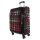 Franky Koffer Reisegepäck Spinner Gr. M T1S-DR ca. 69 cm multi collor check