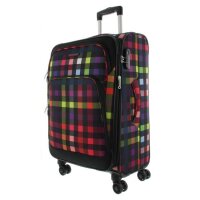 Franky Koffer Reisegepäck Spinner Gr. L T1S-DR ca. 79 cm Multi Collor Check