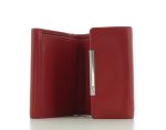 Maítre Damen Portemonnaie Brieftasche Belg Leder Red