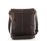 Chesterfield Unisex Umhängetasche Freizeittasche Leder Brown