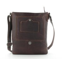 Chesterfield Unisex Umhängetasche Freizeittasche Leder Brown