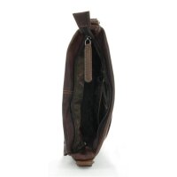 Chesterfield Unisex Umhängetasche Freizeittasche Leder Brown