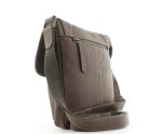 Chesterfield Damen Schultertasche Umh&auml;ngetasche Leder Taupe