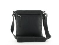 Chesterfield Damen Umhängetasche Freizeittasche Leder Black