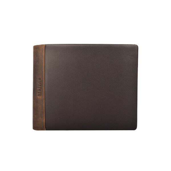 Maitre Herren Brieftasche Portemonnaie Leder Dark brown