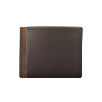 Maitre Herren Brieftasche Portemonnaie Leder Dark brown