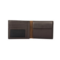 Maitre Herren Brieftasche Portemonnaie Leder Dark brown