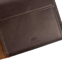 Maitre Herren Brieftasche Portemonnaie Leder Dark brown