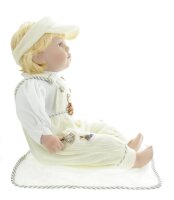 Mel-O-Design echte handbemalte Porzellanpuppe Baby Puppe 54 cm