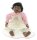 Mel-O-Design echte handbemalte Porzellanpuppe Baby Puppe 54 cm Mädchen Braun