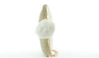 JSI Damen Abendtasche mit Bommel