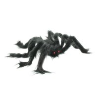 Edco Halloween Spinne mit Haaren und roten Augen