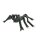 Edco Halloween Spinne mit Haaren und roten Augen