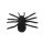 Edco Halloween Spinnen 3er SET - Schwarz / Lila