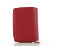 Maitre Damen Portemonnaie Kombibörse mit Druckknopf Leder Red