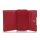 Maitre Damen Portemonnaie Kombibörse mit Druckknopf Leder Red