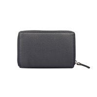 Maitre Damen Portemonnaie Kombibörse mit Druckknopf Leder Black