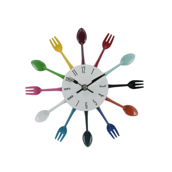 Cepewa Wanduhr Besteckuhr