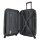 Saxoline Blue Koffer Spinner Integriertes TSA Zahlenschloss, 4 Rollen Gr. S, M, L ,SET, Schwarz, Magic Tree