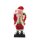 IKO Import Weihnachtsmann Animation Weihnachtsdekoration stehend Christmas 13 cm x 27 cm x 12 cm