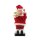 IKO Import Weihnachtsmann Animation Weihnachtsdekoration stehend Christmas 13 cm x 27 cm x 12 cm