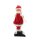 IKO Import Weihnachtsmann Animation Weihnachtsdekoration stehend Christmas 13 cm x 27 cm x 12 cm