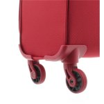 March 15 Trading Koffer Polo Spinner, 4 Rollen, Tsa-Schloss Gr. S 55 cm, Ultra Leicht Red