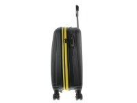 National Geographic Spinner Koffer, 4 Doppelrollen, Zahlenschloss Zoll, Aerodrome Trolley, Gr&ouml;&szlig;e S 54 cm Black