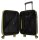 National Geographic Spinner Koffer, 4 Doppelrollen, Zahlenschloss Zoll, Aerodrome Trolley, Größe S 54 cm Black