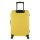 National Geographic Spinner Koffer, 4 Doppelrollen, Zahlenschloss Zoll, Aerodrome Trolley, Größe M 67 cm Yellow