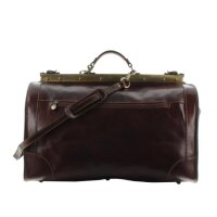Jsi Reisetasche Alessia, Hebammentasche, Ärztekoffer, Echt Leder, 52 x 33 x 25,5 cm, Wochenendtasche