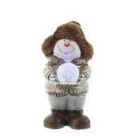 Iko Import Led Figuren Weihnachtsmann Schneemann mit Led...