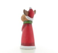 Cepewa Xmas-Deko Dekoration stehend verschiedene Ausführungen Rot Weiß Weihnachtlich 9,5 cm x 20 cm x 8,5 cm