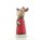 Cepewa Xmas-Deko Dekoration stehend verschiedene Ausführungen Rot Weiß Weihnachtlich 9,5 cm x 20 cm x 8,5 cm