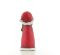 Cepewa Xmas-Deko Dekoration stehend Schneemann Rot Weiß Weihnachtlich 9,5 cm x 20 cm x 8,5 cm Schneemann